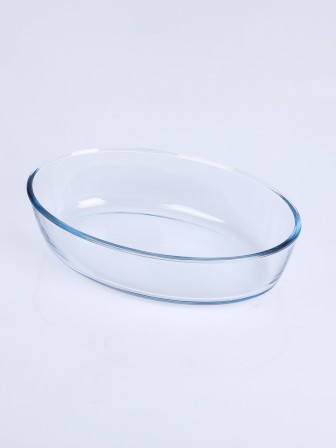 Стеклянная форма для запекания MALLONY Cristallino овальная 1.6 л, жаропрочное стекло