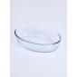 Стеклянная форма для запекания MALLONY Cristallino овальная 1.6 л, жаропрочное стекло