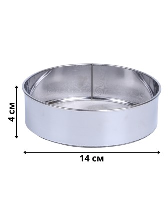 Сито дуршлаг металлический нержавеющая сталь диаметр 14 см MALLONY SETACCIO