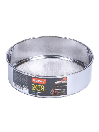 Сито дуршлаг металлический нержавеющая сталь диаметр 14 см MALLONY SETACCIO