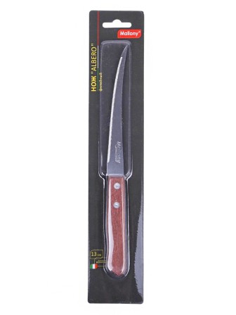 Нож кухонный Mallony ALBERO MAL-04AL филейный 13 см, с деревянной ручкой