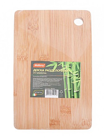 Доска разделочная деревянная из бамбука MALLONY Foresta di bambu, 27х16 см