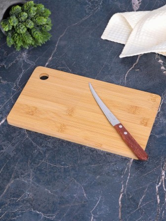 Доска разделочная деревянная из бамбука MALLONY Foresta di bambu, 27х16 см