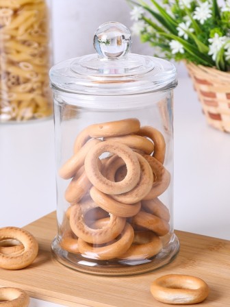 Стеклянная банка для хранения с крышкой 0,75 л MALLONY BANCA для сыпучих продуктов