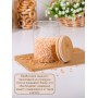 Банка стеклянная с крышкой из бамбука 0.6 л MALLONY BAMBU для хранения сыпучих продуктов, кофе, чая, круп