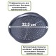 Форма для пиццы 33 см диаметр MALLONY PIZZA P-02 с ручками, перфорированное дно