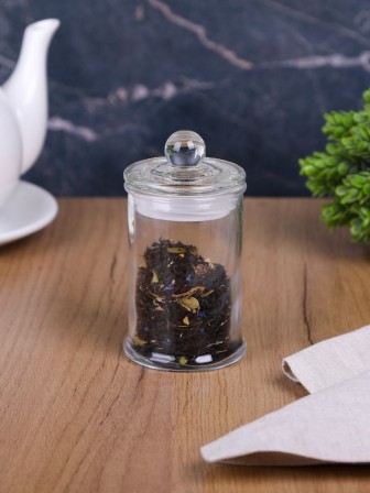 Стеклянная банка для хранения с крышкой 0,15 л MALLONY BANCA для чая, кофе