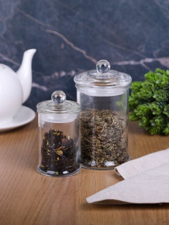 Стеклянная банка для хранения с крышкой 0,15 л MALLONY BANCA для чая, кофе