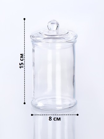 Стеклянная банка для хранения с крышкой 400 мл MALLONY BANCA для чая, кофе