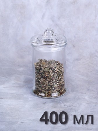 Стеклянная банка для хранения с крышкой 400 мл MALLONY BANCA для чая, кофе