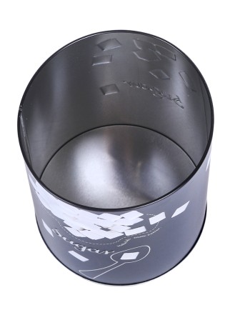 Банка для хранения металлическая с крышкой 0,9 л MALLONY "Сахар" круглая