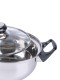 Кастрюля из нержавеющей стали с крышкой Mallony BAK-01, капсулированное дно
