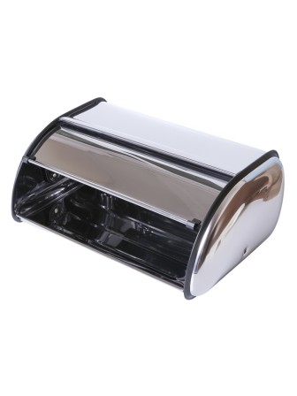 Хлебница с крышкой нержавеющая сталь Mallony Grano зеркальная