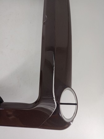 Уценка 22-2935 Комод пластиковый VIOLET Плетенка 035401, 4 секции, бежевый/коричневый