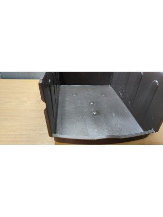 Уценка 22-2935 Комод пластиковый VIOLET Плетенка 035401, 4 секции, бежевый/коричневый