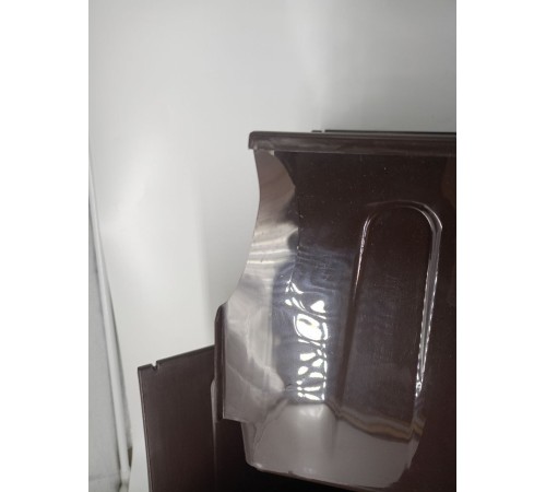 Уценка 22-2935 Комод пластиковый VIOLET Плетенка 035401, 4 секции, бежевый/коричневый
