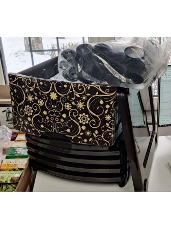 Уценка 23-0405 Комод пластиковый VIOLET Элегант 035272, 4 секции, темный 