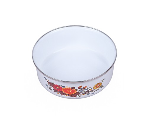 Миски эмалированные с крышками набор 3 шт. MALLONY FAMILIA 600/ 850/ 1250 мл