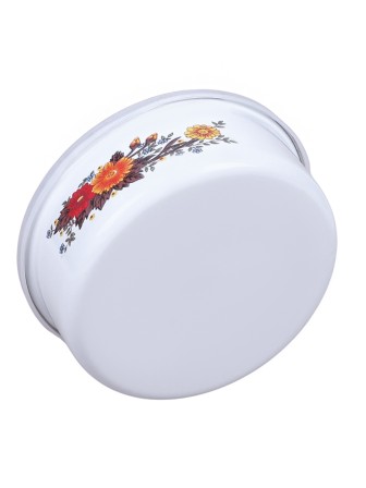 Миски эмалированные с крышками набор 3 шт. MALLONY FAMILIA 600/ 850/ 1250 мл