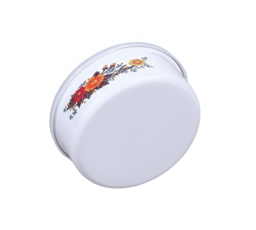 Миски эмалированные с крышками набор 3 шт. MALLONY FAMILIA 600/ 850/ 1250 мл