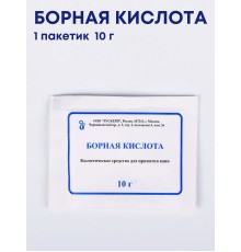 Борная кислота для принятия ванн, пакетик 10 г