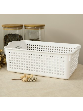 Корзинка органайзер для хранения 3,8 л Лофт VIOLET 295х185х105 мм, цвет белый