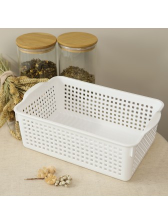Корзинка органайзер для хранения 3,8 л Лофт VIOLET 295х185х105 мм, цвет белый