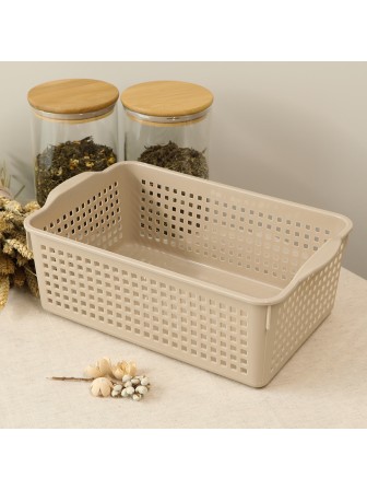 Корзинка органайзер для хранения 3,8 л Лофт VIOLET 295х185х105 мм, цвет латте