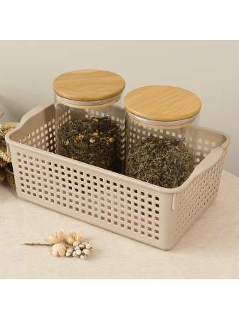 Корзинка органайзер для хранения 3,8 л Лофт VIOLET 295х185х105 мм, цвет латте