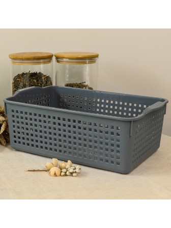 Корзинка органайзер для хранения 3,8 л Лофт VIOLET 295х185х105 мм серый