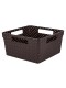 Коробка для хранения квадратная 11 л "Береста" 29х29х15 см, цвет венге