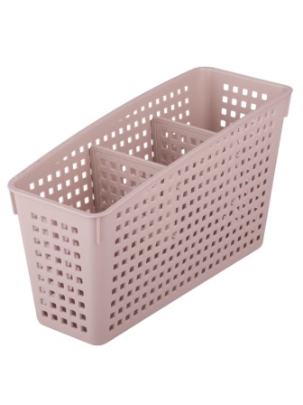 Органайзер для хранения для ванной, кухни Violet Лофт со съемными перегородками, цвет латте