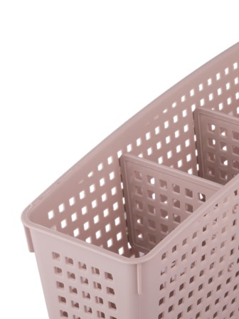 Органайзер для хранения для ванной, кухни Violet Лофт со съемными перегородками, цвет латте