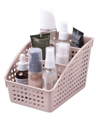 Органайзер для хранения со съемными перегородками VIOLET Лофт широкий 18х13,5х12 см, цвет латте