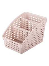 Органайзер для хранения со съемными перегородками VIOLET Лофт широкий 18х13,5х12 см, цвет латте