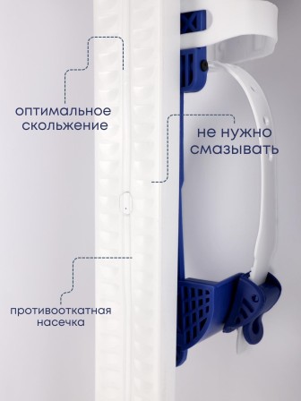 Лыжи детские Быстрики Мультяшки 90см, с палками 90см, в сетке