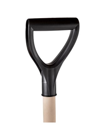 Лопата снеговая КРЕПЫШ с деревянным черенком