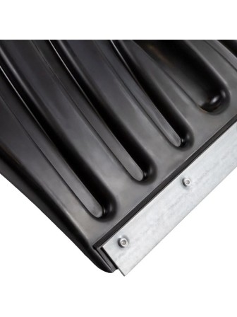 Лопата снеговая КРЕПЫШ с деревянным черенком