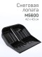 Лопата снеговая Эконом М5600 430*420мм, без черенка Альтернатива черная