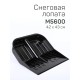 Лопата снеговая Эконом М5600 430*420мм, без черенка Альтернатива черная