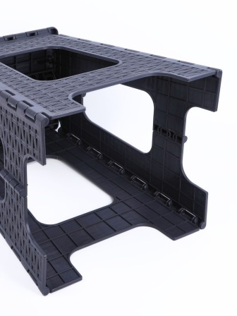 Табурет складной Плетенка М3121, графитовый(почти черный)