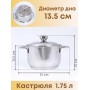 Набор посуды из нержавеющей стали Амет 6 предметов исполнение 1