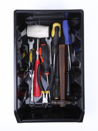 Лоток Saturn 375х225х160 мм (черный) 221401430/01