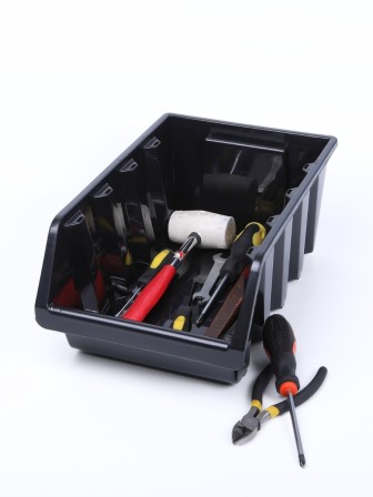 Лоток Saturn 375х225х160 мм (черный) 221401430 01 -- 3 шт