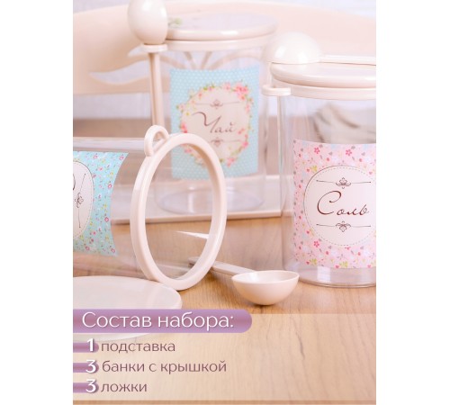 Набор ёмкостей М1180 1л, Ассорти на полке, Альтернатива Набор ёмкостей М1180 1л, Ассорти на полке, Альтернатива