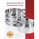 Мантоварка WEBBER BE-083 8л, нерж, d26см
