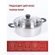 Мантоварка WEBBER BE-083 8л, нерж, d26см