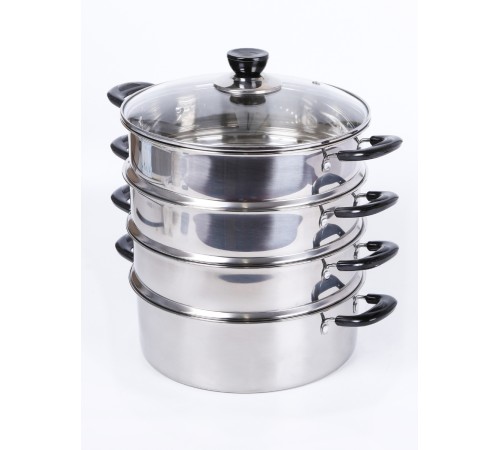 Мантоварка WEBBER BE-083 8л, нерж, d26см