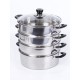 Мантоварка WEBBER BE-083 8л, нерж, d26см