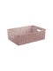 Корзинка "Вязь" 7,5л 350х245х105мм (розовый нюд) 